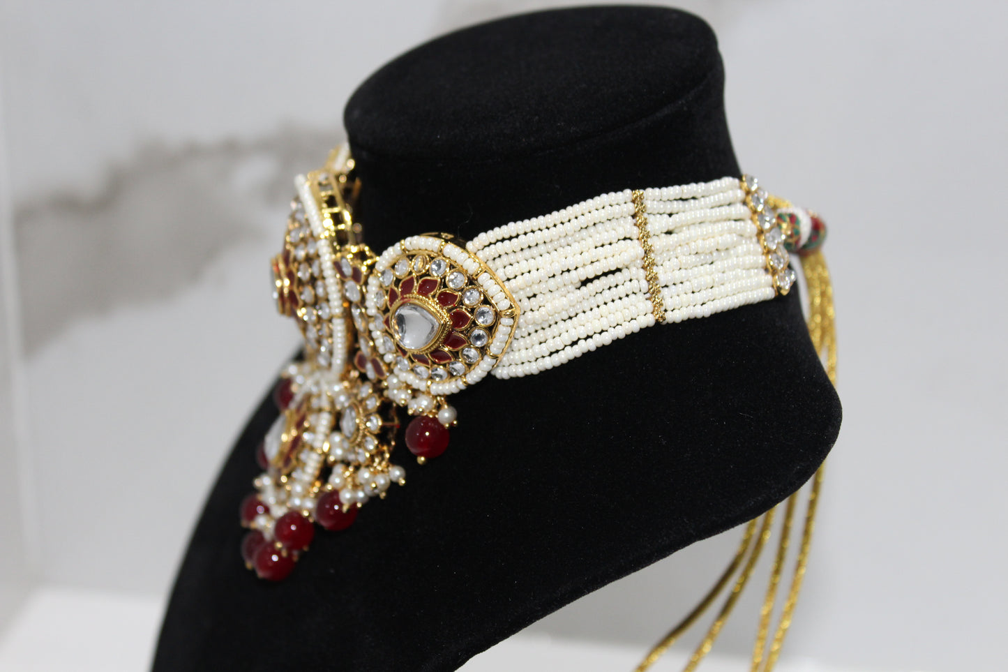 Noor Set - Maroon Red
