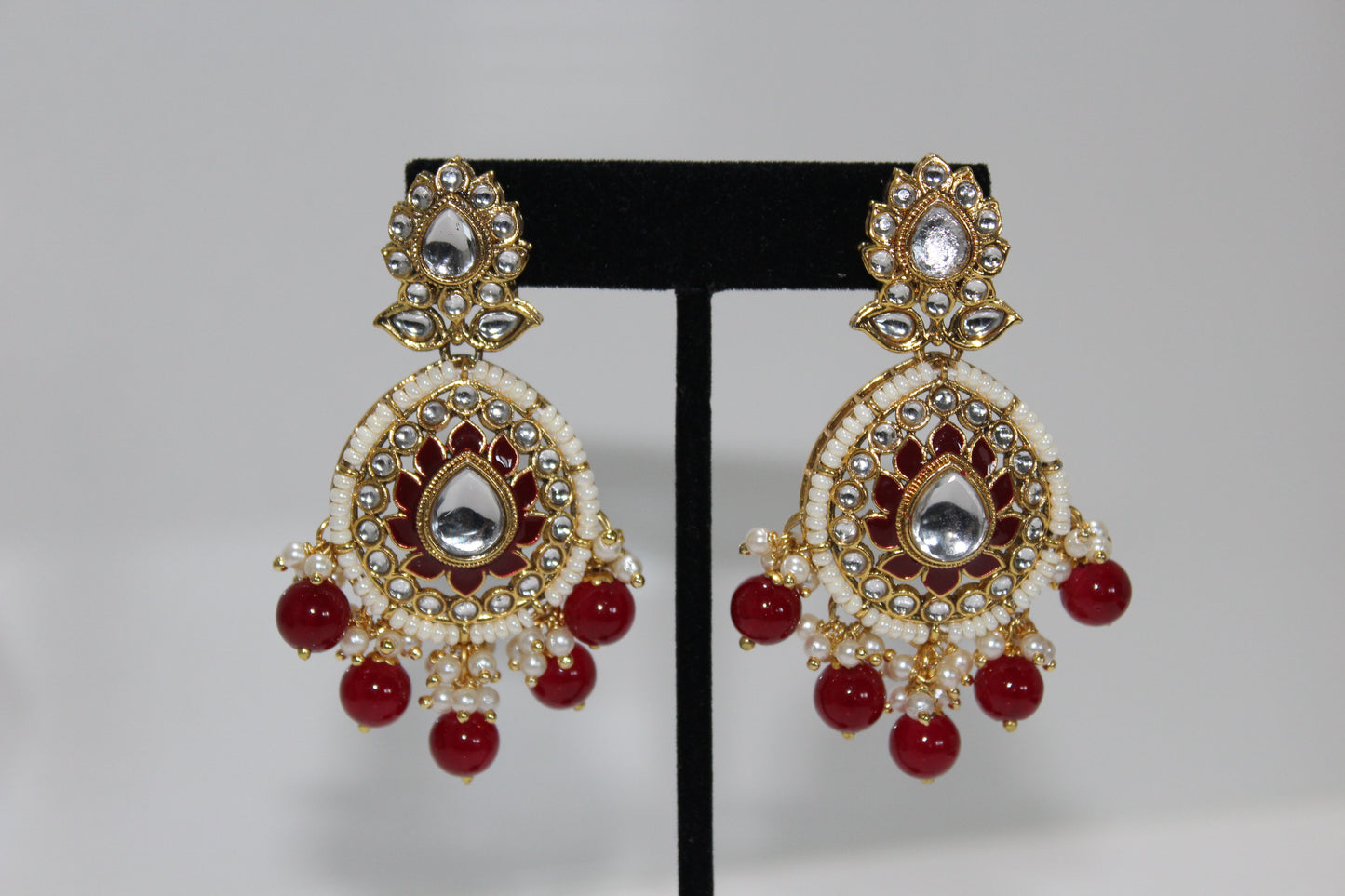 Noor Set - Maroon Red