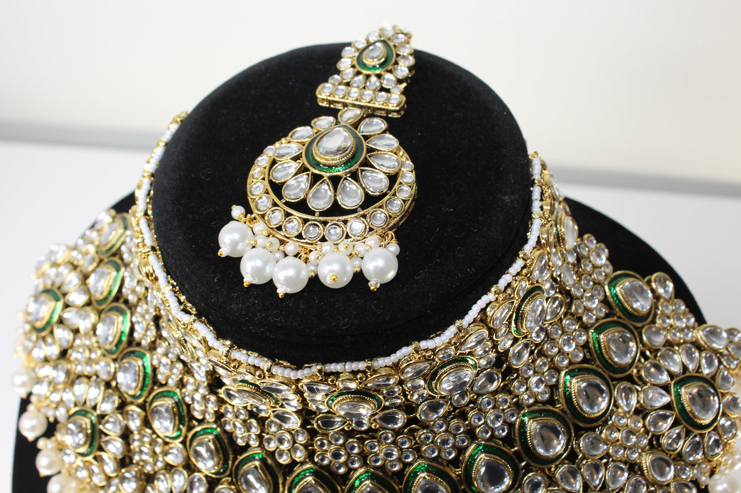 Lustrous Lotus Legacy Bridal Set - White