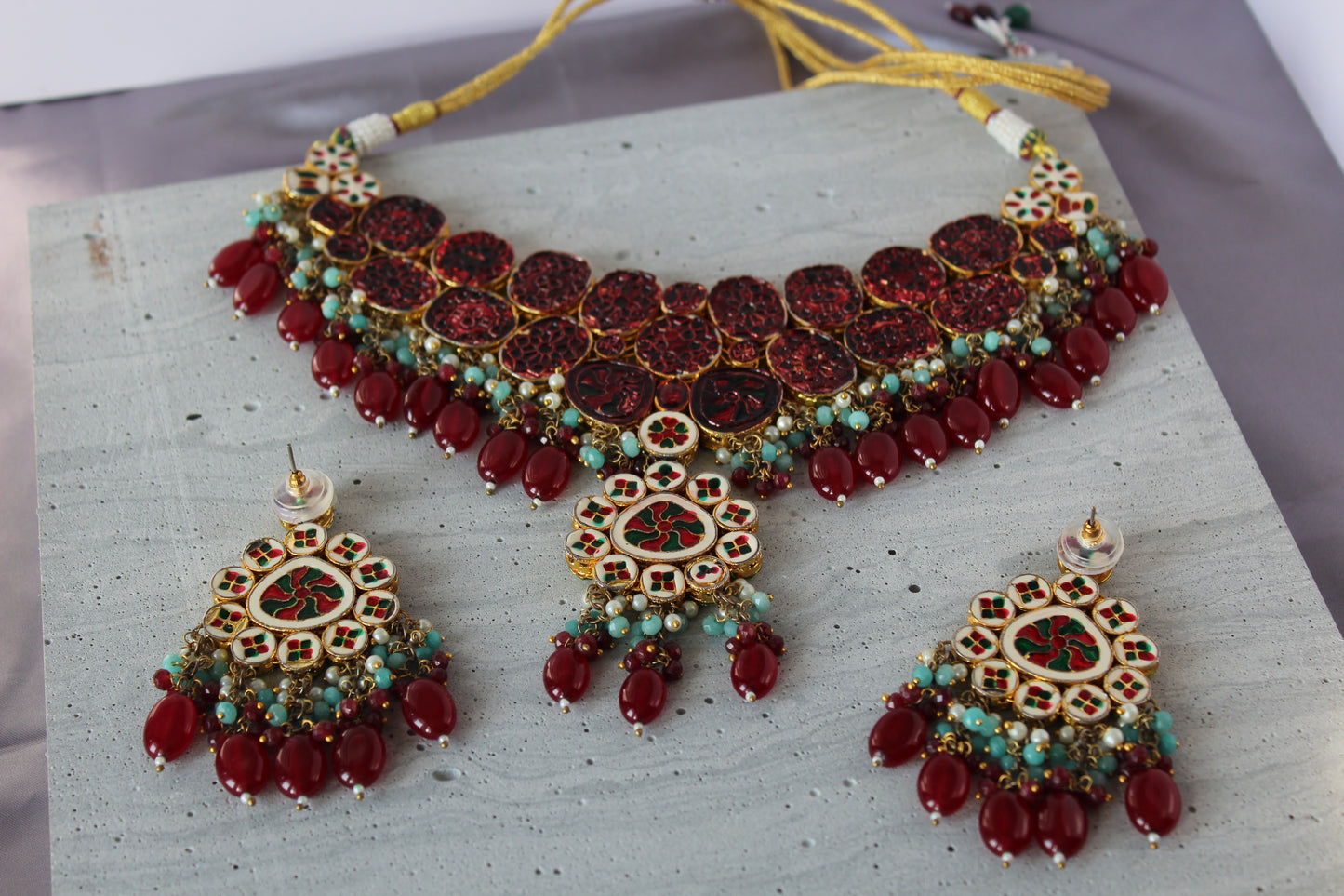 Rani Roop Kundan Set