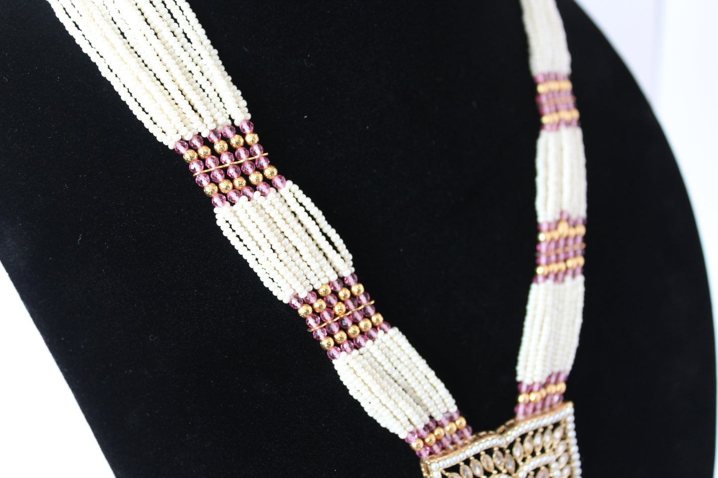 Pearl Harmony Long Necklace Set