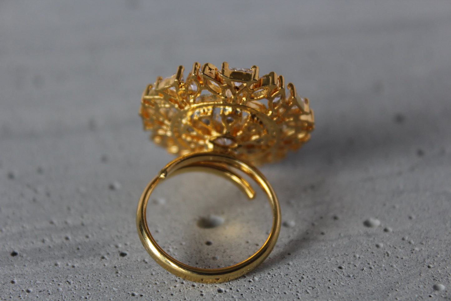 Sunburst Royale American Diamond Ring