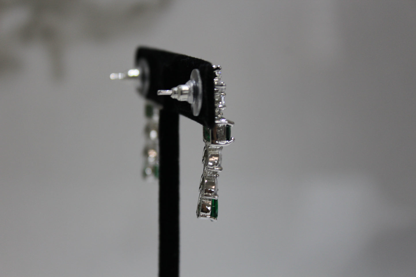 Lumina Royale American Diamond Set - Emerald Green