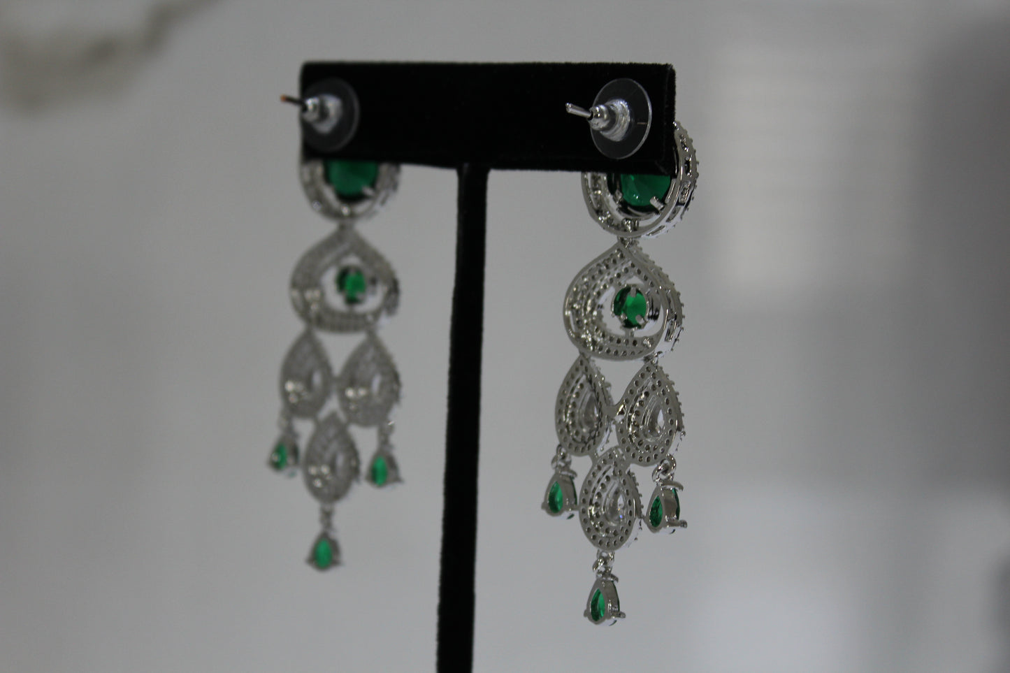 Emerald Allure American Diamond Set