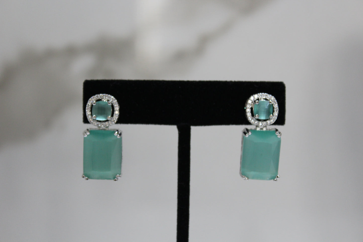 Eternal Grace American Diamond Set - Mint Green