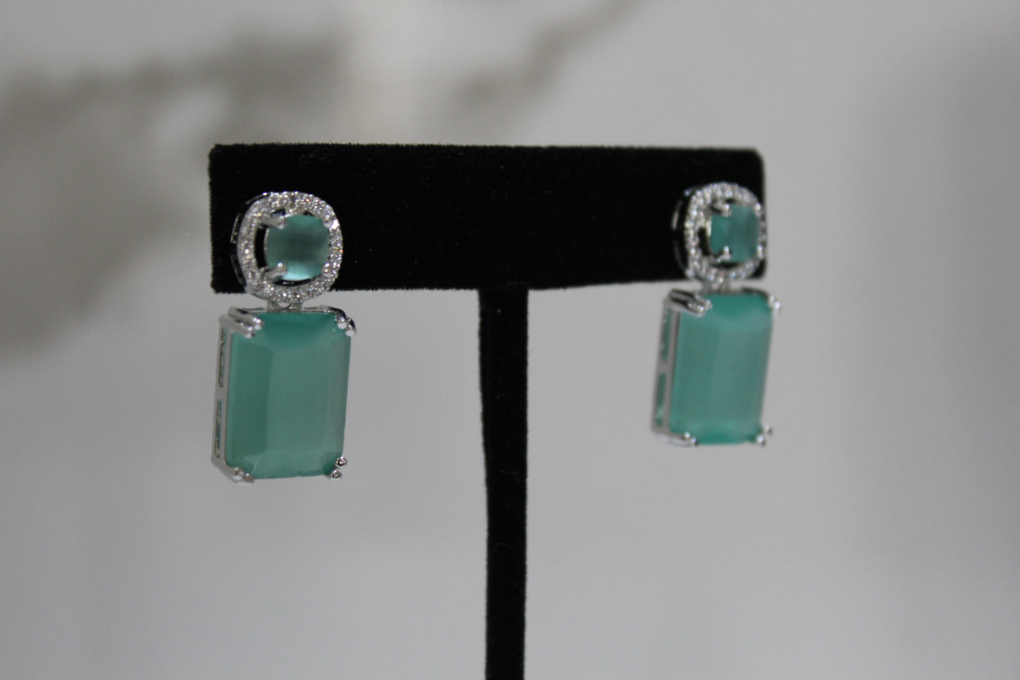 Eternal Grace American Diamond Set - Mint Green