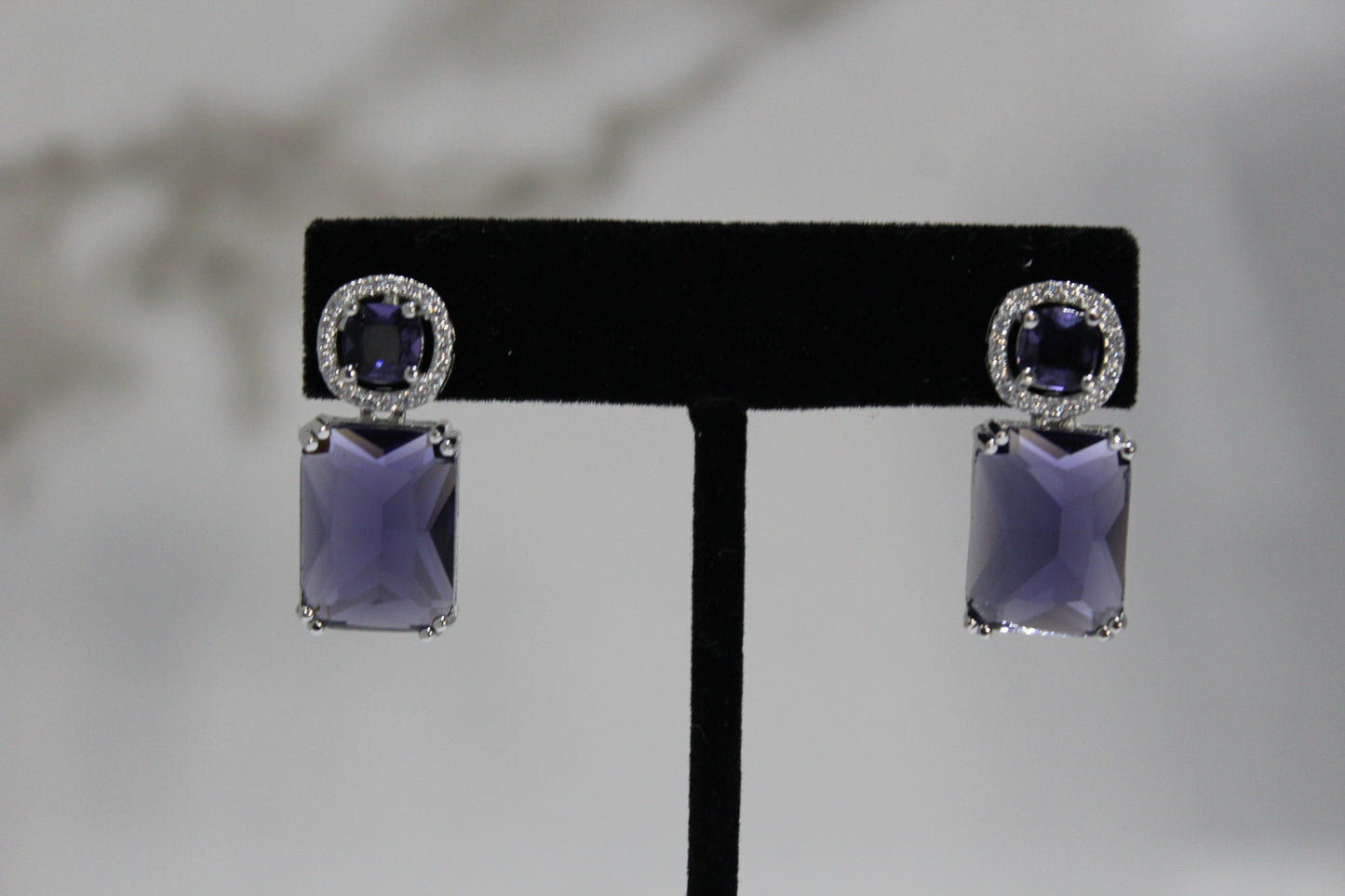 Eternal Grace American Diamond Set - Indigo Purple