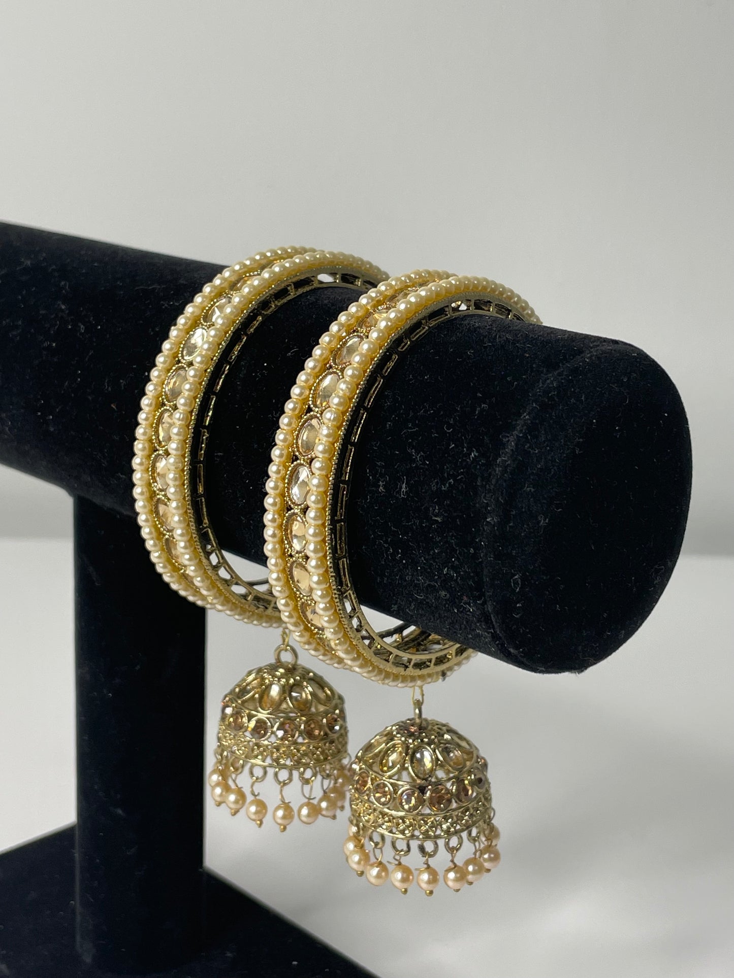 Slim Polki Elegance Jhumka Bangles