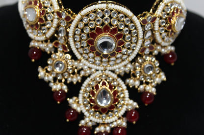 Noor Set - Maroon Red