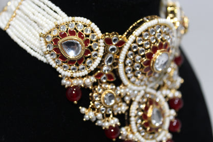 Noor Set - Maroon Red