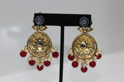 Noor Set - Maroon Red