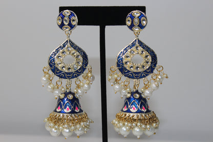 Meenakari Mosaic Earrings