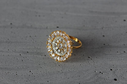 Sunburst Royale American Diamond Ring