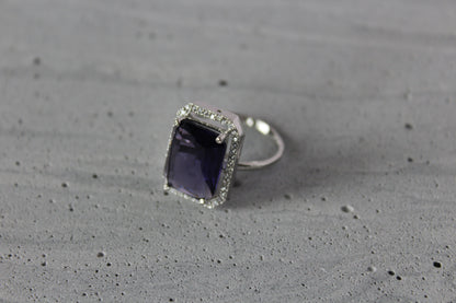 Gemstone Horizon Ring