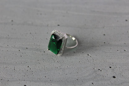 Gemstone Horizon Ring