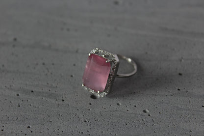 Gemstone Horizon Ring