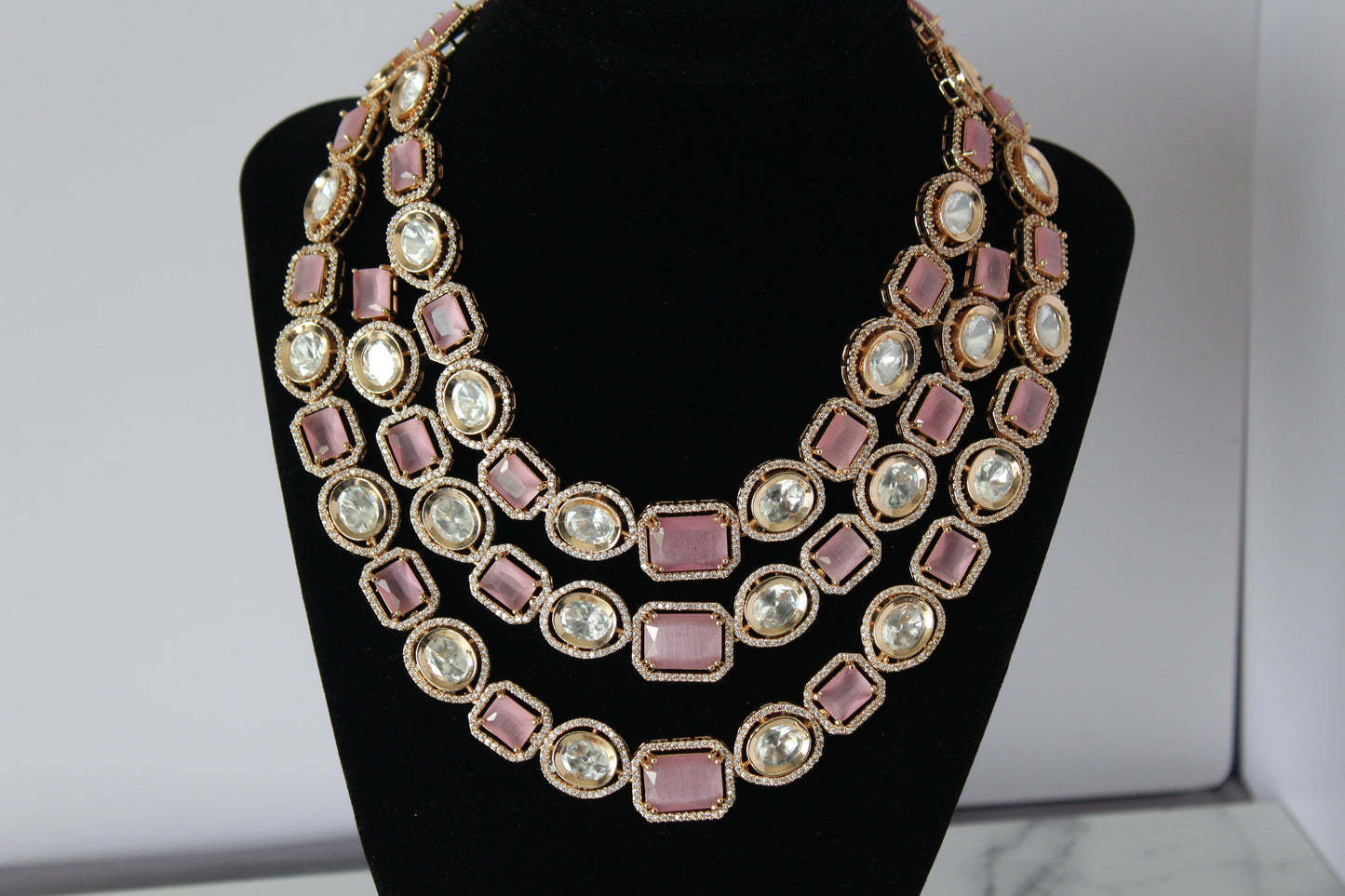 Layered Luxe Set - Pink