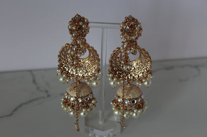 Rose Gold Radiance Meenakari 8-Piece Bridal Set