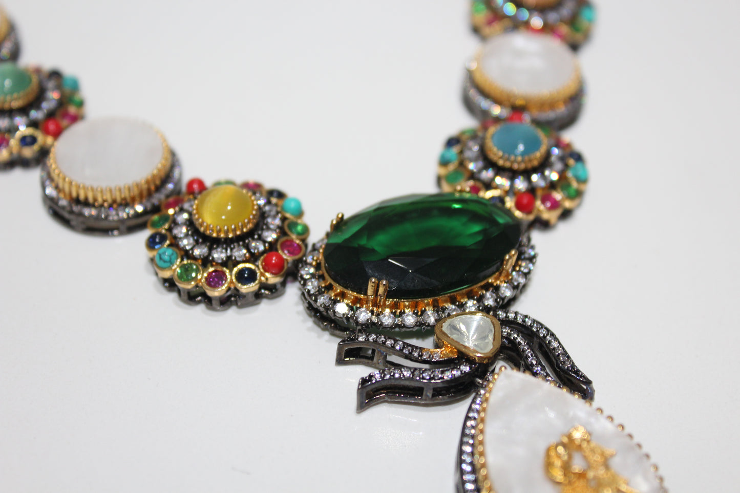 Royal Patiala Necklace Set - Multicolor