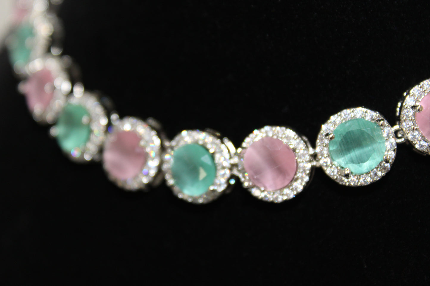 Elysian Gemstone Harmony Set - Mint and Pink