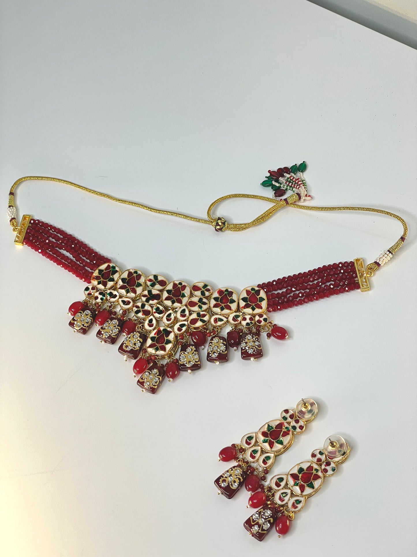 Kundan Rani Necklace Set