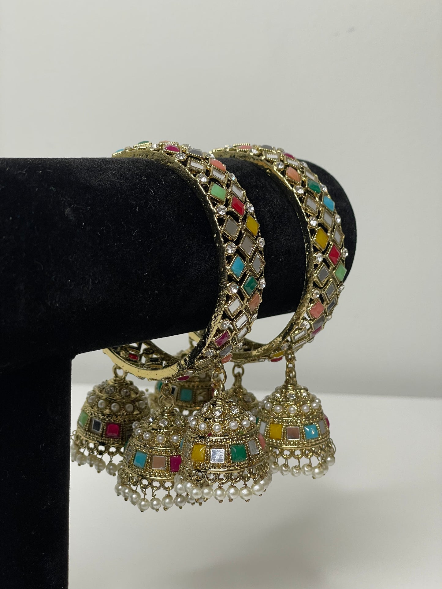 Lavish Pastels Jhumka Bangles