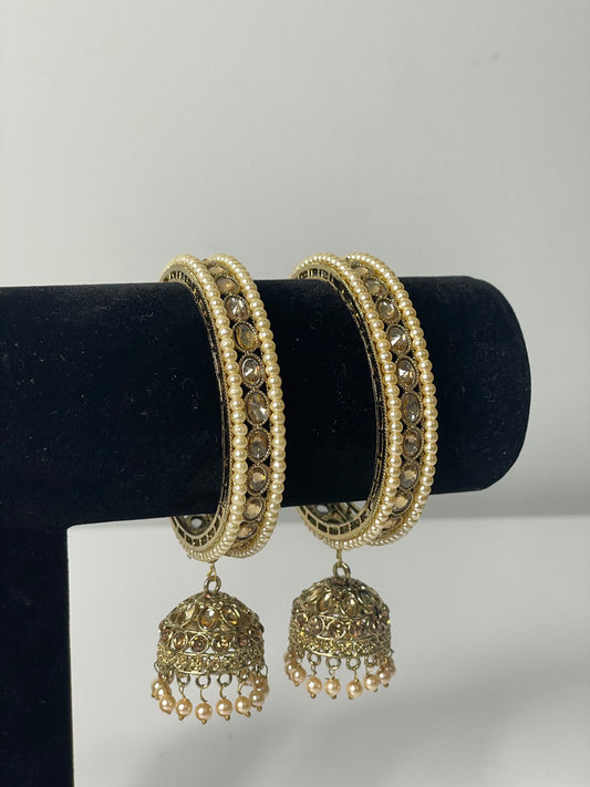 Slim Polki Elegance Jhumka Bangles