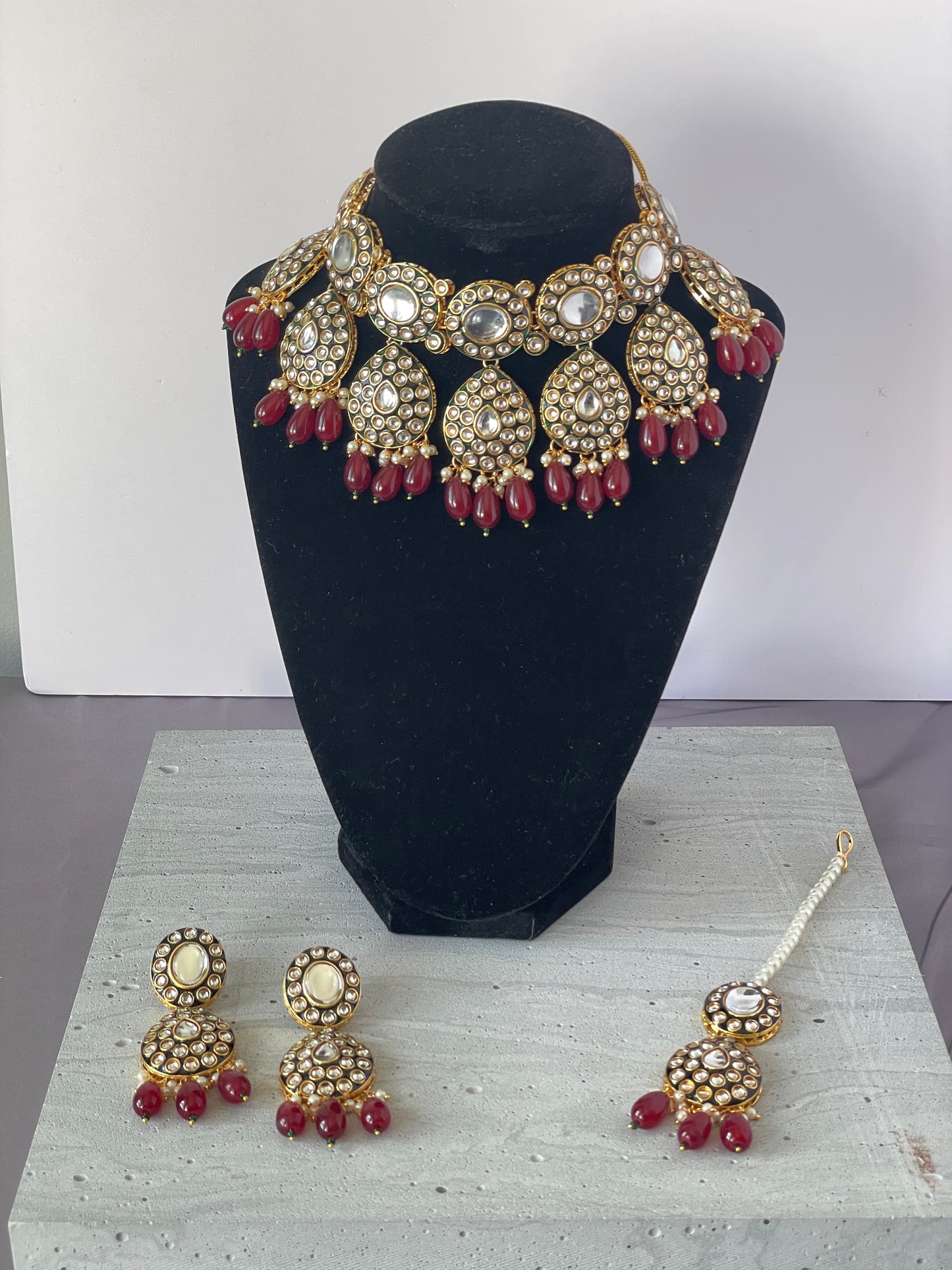 Royal Jaipur Set - Maroon