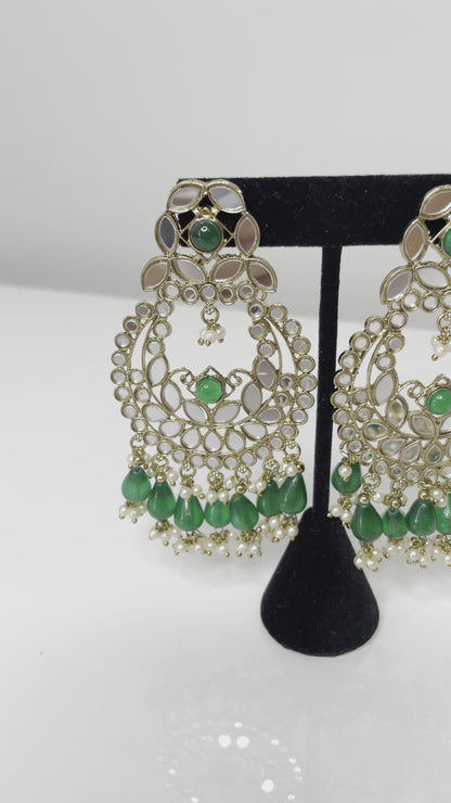 Mirror Mirage Earring and Tikka Set