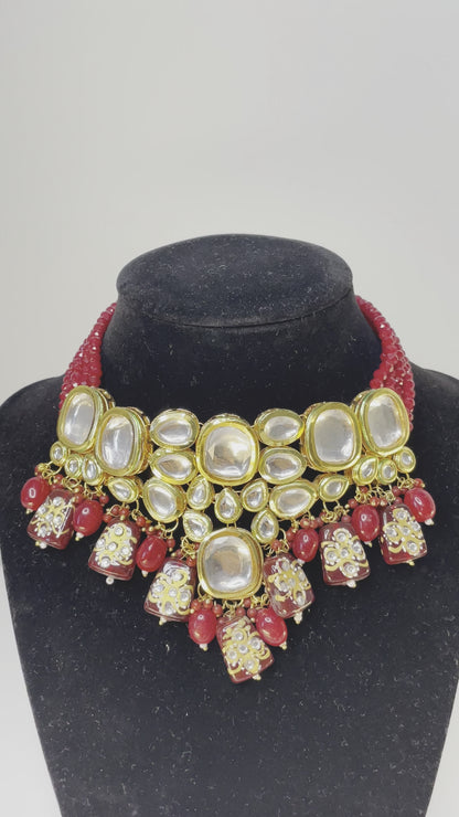 Kundan Rani Necklace Set