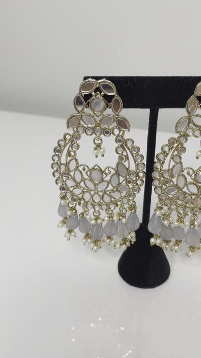 Mirror Mirage Earring and Tikka Set